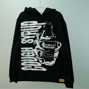 Black Graphic Hoodie